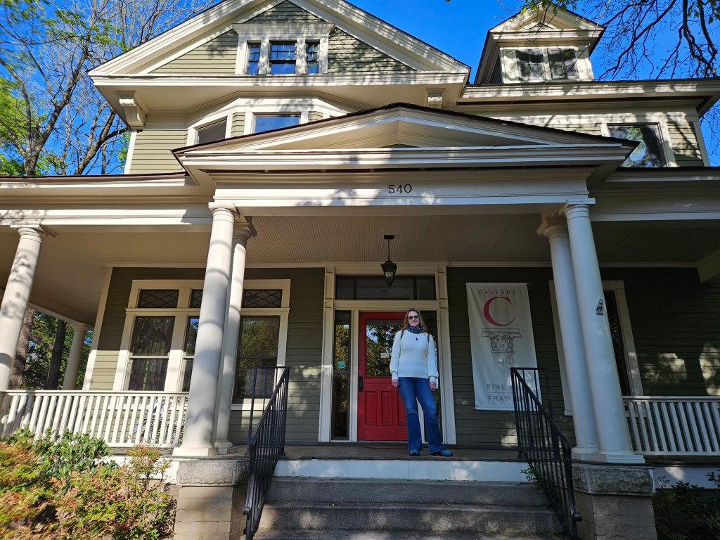 Jesse in Front of C Gallery (the next day)