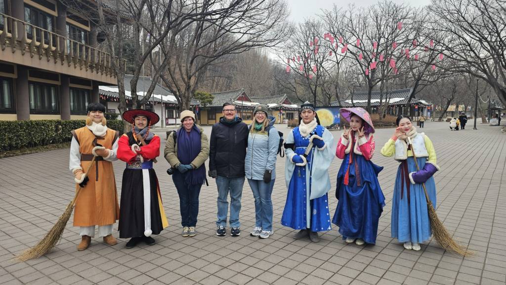 Phillip and Jessica at the Korean Folk Village near Seoul